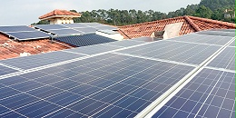 深圳观澜高尔夫安装太阳能光伏发电系统案例