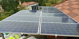 回访深圳观澜高尔夫上堤别墅王姐介绍邻居安装太阳能发电「大家有」